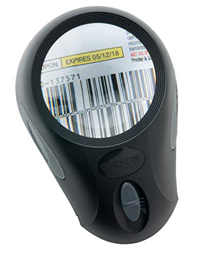 Carson LumiLoupe Ultra 5x LED Lighted Stand Loupe Magnifier with 3 Brightness Settings (LL-88)