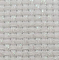 19" x 28" 11CT Counted Cotton Aida Cloth Cross Stitch Fabric (White Opal) - color: White Opal
