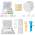 2 Pack Embroidery Floss Organizer Box for DIY Sewing, Craft Storage