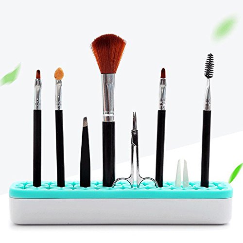 Desktop Organizers ,Cosmetic Storage Box& Desktop Storage Box Blue - color: Blue