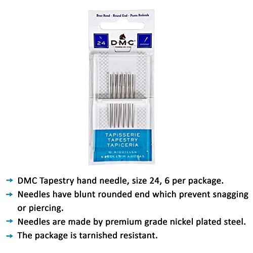 DMC Embroidery Floss Set,Special Selection Pack Bundle with Needles Size24.