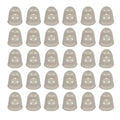 Xiaoyztan 30Pcs Gray Silicone Guitar Finger Protectors - color: Gray, size: S