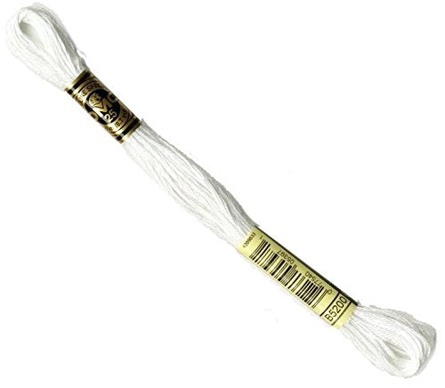 Six-Strand Embroidery Floss 3821-ECRU DMC - color: Snow White, size: 8.7 yards