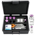 10/30 ml Peptide Case for Fridge, Peptide Travel Holder Case Storage - color: Black - 6x10ml+1x30ml