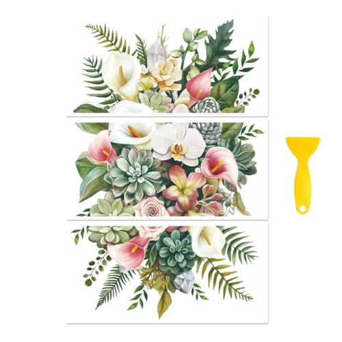 Peacoblue Calla Lily Heap Rub On Transfers for Furniture Craft 6"x12" - style: Calla Lily Heap