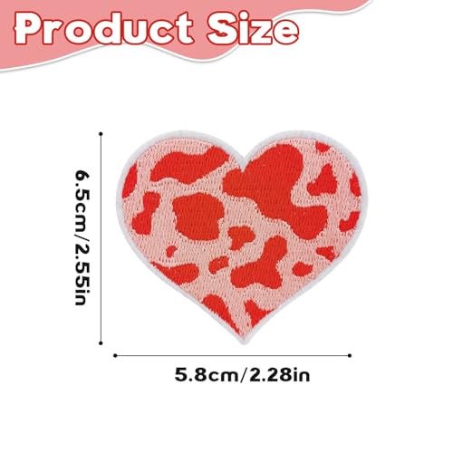 12Pcs Valentine's Day Theme Iron on Patches, Love Embroidered Patch, Jacket Patches Iron on for Favorite - color: AZXK-07