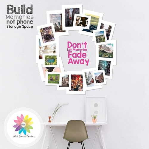 Mat Board Center 10 Pack Uncut Mat Boards, 8x8 White Matboards - size: 8x8