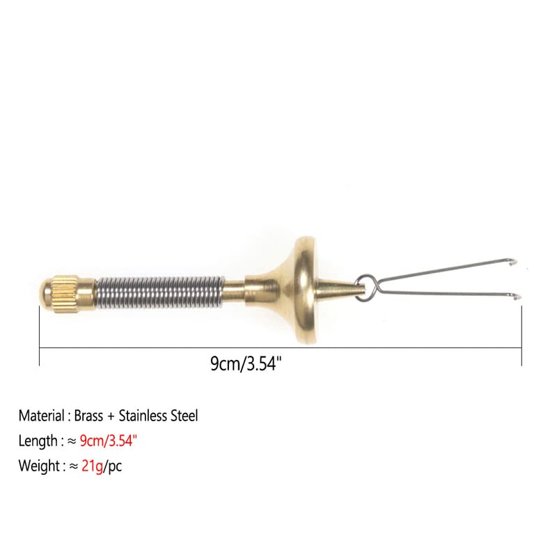 HERCULES Fly Tying Tools, Fly Tying Kit with Bobbin Thread Holder, Wire Threader, Knot Whip Finisher, Hackle Plier, Bodkin, Fly Fishing Lure Making Accessories - color: Twister