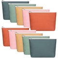 Reginary 10 Pcs Canvas Makeup Bags Bulk Blank Cosmetic Bags,Boho Color - color: Boho