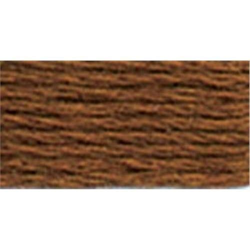 DMC Six Strand Embroidery Cotton 100 Gram Cone: Brown Medium - color: Brown