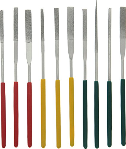 SE Tapered Diamond Needle File Set (10 PC.) - 742DF