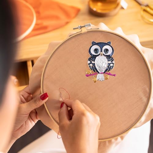 Needle Minder Magnet, Owl Magnetic Needle Holder Magnetic Cross Stitch Accessories for Cross Stitch Needlework Embroidery Sewing Lover Gift