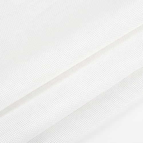 Zplontya 19"X28" Needlepoint Canvas 13 Mesh Blank White Cross Stitch Fabric