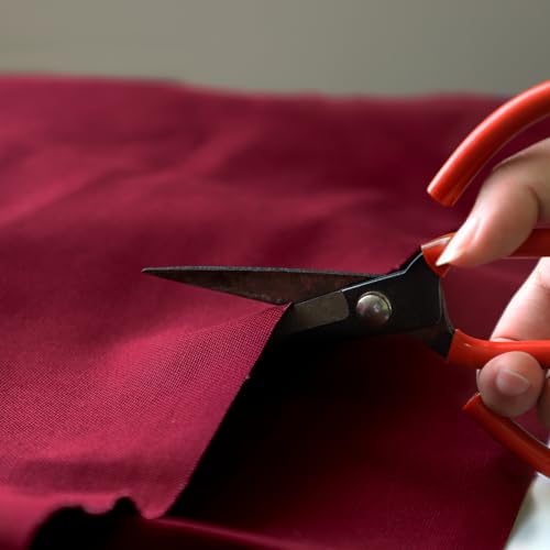 Simple&Opulence 100% Cotton Canvas Fabric 10oz. 59 Inch by The Yard, Nature Duck Fabric Textile Medium Weight for Painting, Sewing, Crafts, Embroidery, Bag, Handmade Home Decor(1 Yard, Red) - color: Red, size: 1 Yard