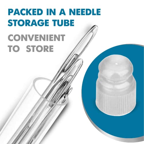 Heavy Duty Hand Sewing Needles Set - 12 Needles for Upholstery, Leather, Carpet Canvas Repair - size: 12 Needles