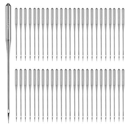 50 Pcs Universal Sewing Machine Needles Size 75/11 Sewing Needles Machine Heavy Duty Quilting Embroidery Machine Needles Regular Point Machine Needles Compatible with Singer Brother Sewing Machine