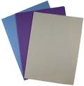 KCS 3 pc of 12" x 18"(30cmx45cm) 18CT Counted Cotton Aida Cloth Cross Stitch Fabric (Cream+Light Blue+Lavender) - color: Cream+light Blue+lavender