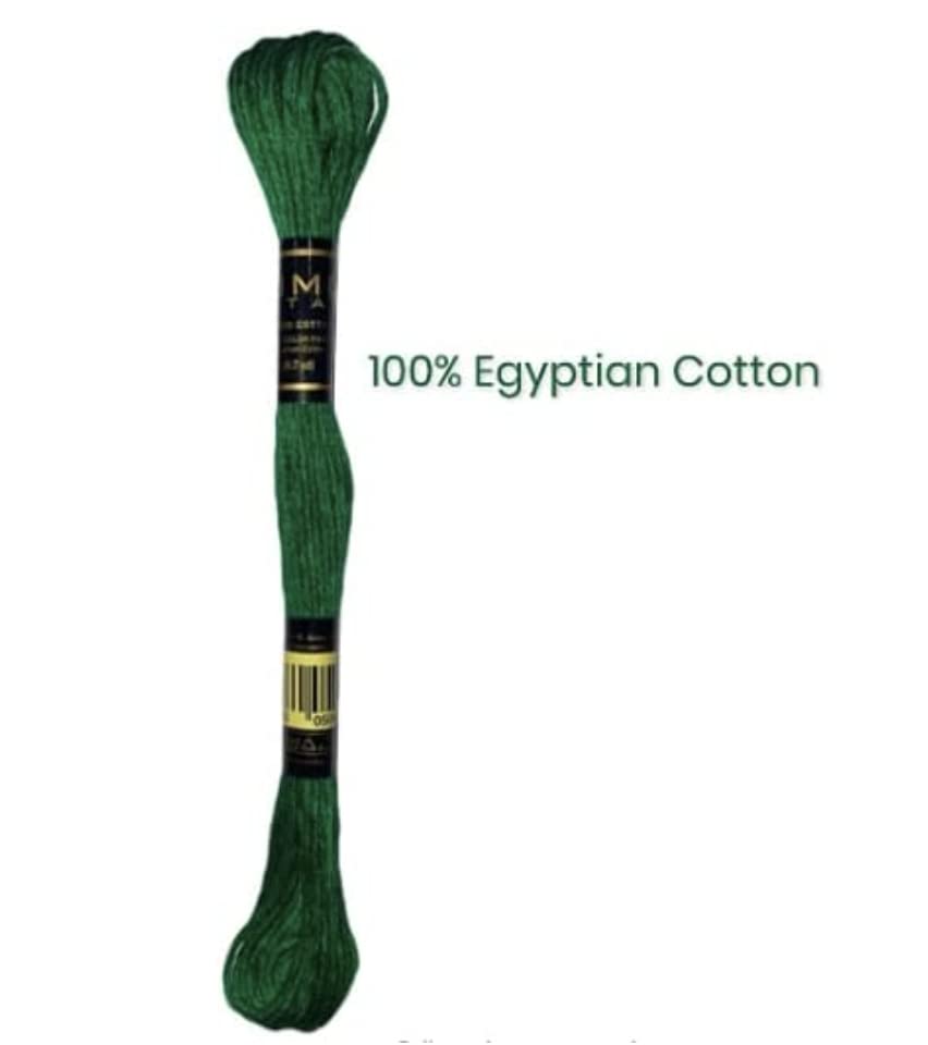 12 Pieces | Premium Embroidery Thread | 100% Egyptian Cotton Premium Skeins | Cross Stitch Embroidery Floss | Oeko TEX Certified Stranded Cotton (Brown Tones) - color: Brown Tones