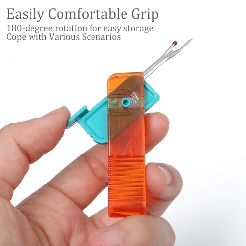 Seam Ripper, Folding Seam Rippers for Sewing, Small Threadripper, Portable Thread Cutter, Mini Clothes Tag Remover, Stitch Remover Tool for Needlework, DIY, Crafting 3 Pack
