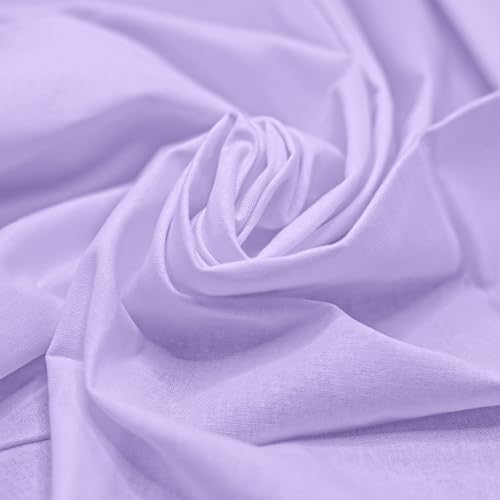 10 Pieces 18 x 21 Inches Cotton Fabric Precut Quilting Fabric Bundles Solid Colors Layer Cakes Quilt Material for DIY Craft Sewing Embroidery (Bule Purple Set) - color: Bule Purple