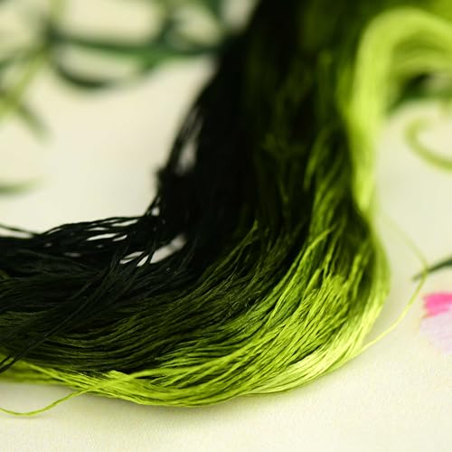 Natural 100% Mulberry Handmade Embroidery Silk Thread Silk Floss (44) - color: 44