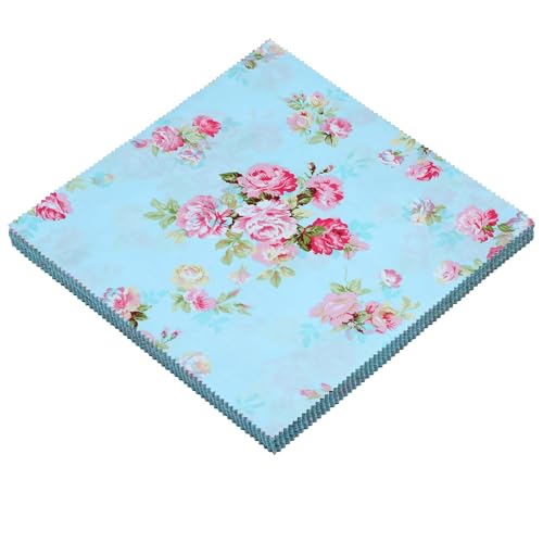 Nodsaw Charm Packs for Quilting 5 inch - 42 5" Charm Squares - Soft Cotton Fabric Quilt Squares 5x5 for Quilting, Sewing, Patchwork, Bags, and Crafts - color: Multi R