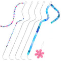 GarfxG 5 PCS Curved Beading Needles, Stainless Bead Spinner Needles - style: 5pcs Spinner Needles