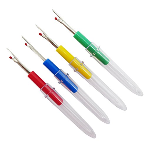 40pcs Colorful Seam Ripper Seam Rippers for Sewing Tool Handy Stitch Ripper Hem Ripper Sewing Stitches Sewing Tools Hem Ripper Stitch Ripper for Opening Removing Seams and Hems, 4 Colors,40 Pcs - color: Small 40pcs