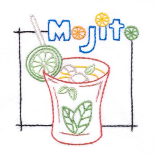 Aunt Martha's Hot Iron Embroidery Transfer 4012 Happy Hour