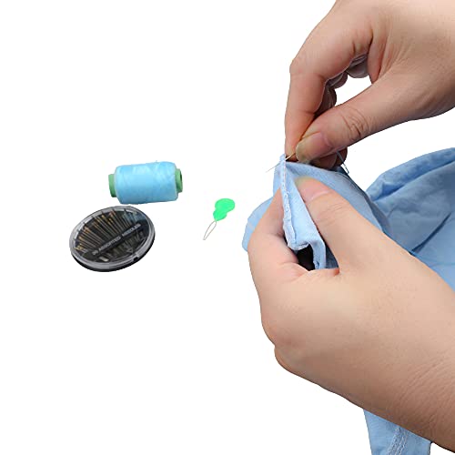 Eketirry Premium Hand Sewing Needles，30-Count Assorted Needles for Sewing Repair, 6 Different Sizes Sewing Needles with 2 Threaders (Black,1) - style: Black