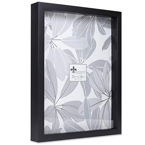 Lawrence Frames 785011 Shadow Box Frame, 11x14, Black - color: Black, size: 11 x 14 inches