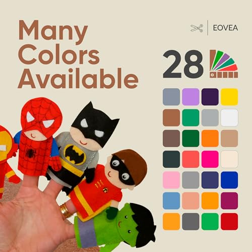 EOVEA - Acrylic Felt Fabric by The Yard - Soft and Durable 72" Wide & 1.6mm Thick Felt Sheets for DIY Crafts, Sewing, Upholstery, Cushion, Padding, Costumes(Camel, One Yard) - color: Camel, size: 1 Yard