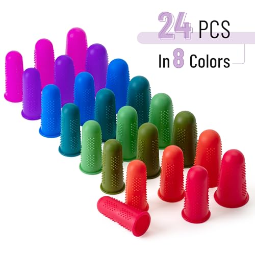 Mr. Pen- Hot Glue Gun Finger Protectors, 24 pcs - color: Deep Bright, size: 24 pcs