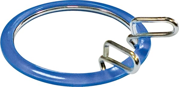 Nurge Metal Embroidery Hoops - Premium Spring Tension Embroidery Hoop for Cross Stitch - Durable Ring with Quick Release Safety Clip - Ideal for Crafters,Beginners & Professionals - Blue - Small - color: Blue, size: Small