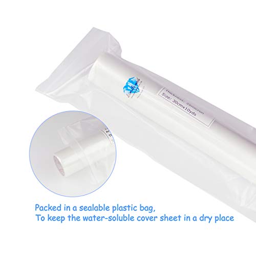Simthread Wash Away Embroidery Stabilizer and Topping 35um - size: 12"x10Y Roll 35UM