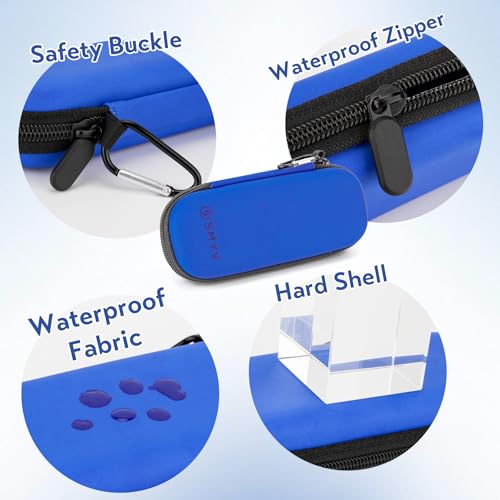 SMYV Insulin Cooler Travel Case with 2 TSA Approved Ice Packs, Blue - color: Eva Blue