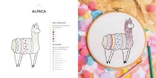 Embroidery Made Easy: Awesome Animals: 12 beginner-friendly embroidery patterns with iron-on transfers