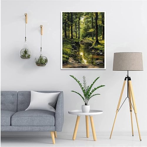 niurenmaoyi Stamped Cross Stitch Kits for Beginners,Counted Embroidery Craft Kits for Adults,Needlepoint Kits for Adults,Fantasy Landscape Wall Art 11.8X15.8In - color: Cross Stitch Kits0421-03