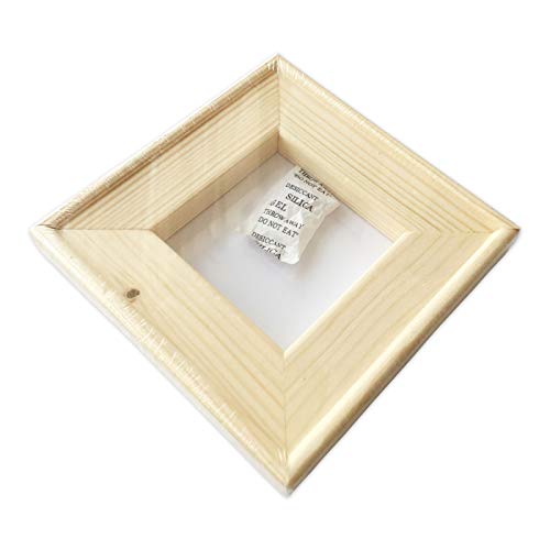 LWR CRAFTS Stretched Canvas 6" X 6" Pack of 6 (Frame) - size: 6"x6"x6 (frame)