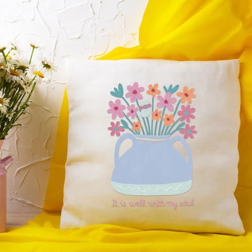 Dtf Transfers Ready to Press - 30 Sheets Boho Floral Iron on Transfers for T Shirts Stickers, Inspirational Bible Heat Transfer Vinyl Crafts, Flowers Iron on Decals for Clothes Bags DIY Designs
