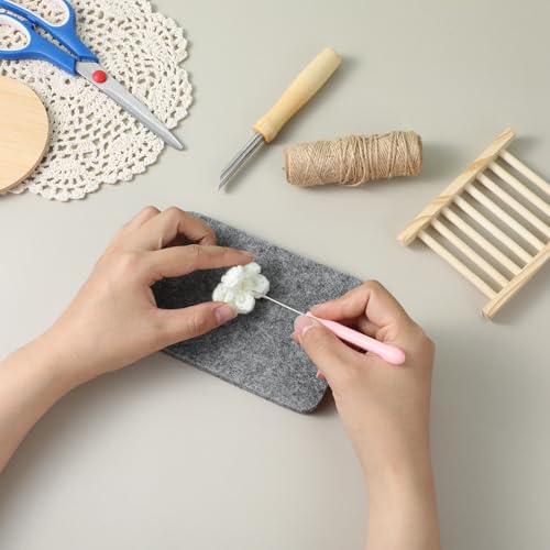 Aeaocvo Needle Felting Pad, 4×6 in Needle Felting Mat, Gray Sponge Pad for Any Wool Felt Supplies - size: 4×6 inch