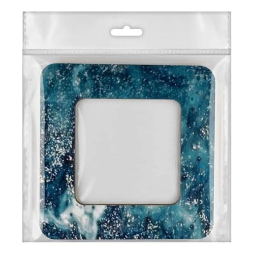 Small Hoop with Magnetic Holders from Plywood for Embroidery and Cross Stitching, MP-012 Size(2.6x2.6 in) (Celadon) - color: Celadon