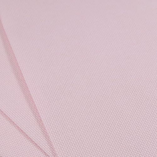 KCS 3 pc of 12" x 18"(30cmx45cm) Counted Cotton Aida Cloth Cross Stitch Fabric (Pink,16CT) - color: Pink, size: 16CT