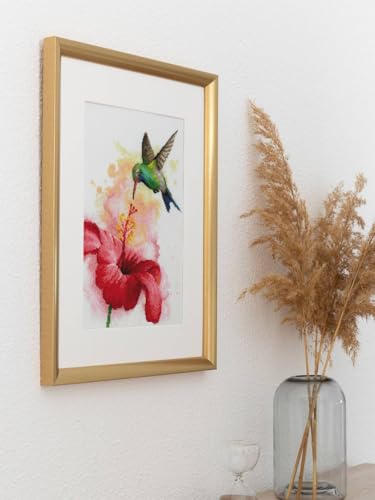 RIOLIS 2178 Hummingbird Counted Cross Stitch Kit 8.25 x 11.75 in - style: Hummingbird 2178