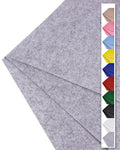 Gray Felt Fabric 72" x 36", Large Stiff Craft Felt Sheet by The Yard - color: Gray, size: 72" X 36" (1 Yard)