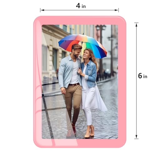 Bluesun 4×6 Pink Picture Frame, Vertical & Horizontal Wall & Tabletop - color: Pink, size: 4x6 （1 Pcs）