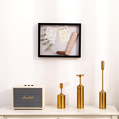Muzilife 11x14 Shadow Box Wood Picture Frame, Tempered Glass, Black - color: Black, size: 11x14