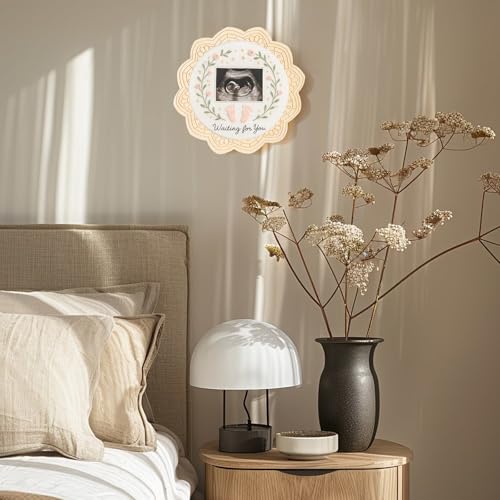 4 Sets Wood Embroidery Hoop Frame 8 Inch Embroidery Display Frame Large Round Wooden Embroidery Frame for Finished Cross Stitch Hoop Frame DIY Decor Sewing Ornaments - style: Burnt Orange