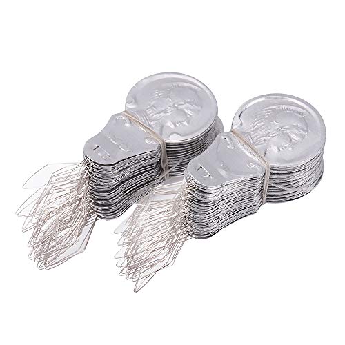 100x Silver Tone Wire Loop DIY Needle Threader Stitch Insertion Hand Machine Sewing Tool