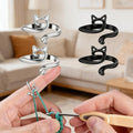 4Pcs Crochet Ring for Finger Adjustable Yarn Tension Ring Knitting Loop Yarn Guide Thimbles Holder Crochet Accessories and Gadgets Gifts for Crocheters Women Mom